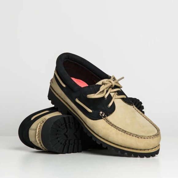 NEW! TIMBERLAND MEN'S AUTHENTIC BOAT SHOE Black and Tan Size 12 TB0A5RH8DH4 - Picture 11 of 11